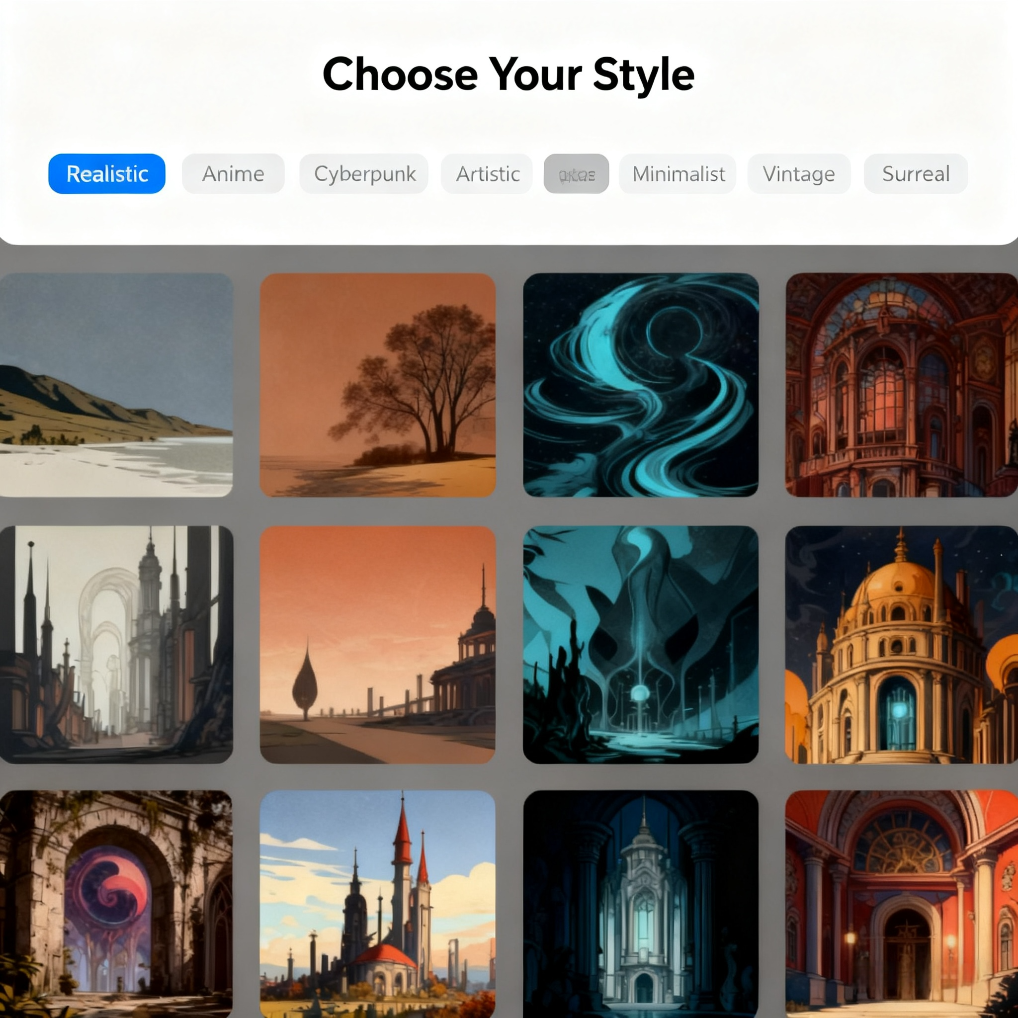 🎨 Choose Your Art Style